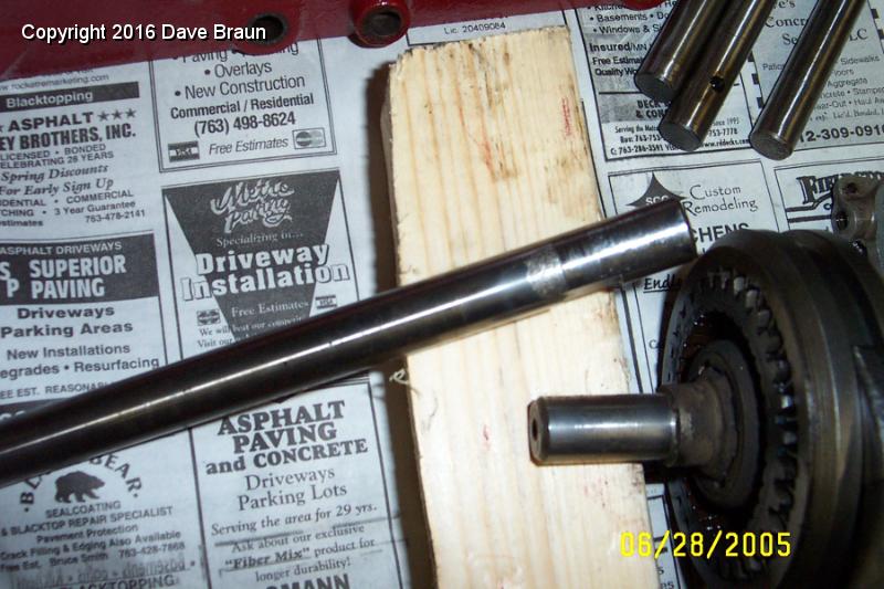 MGTD15470/Gearbox and Clutch/Gearbox Rebuild and Installation/Wear on